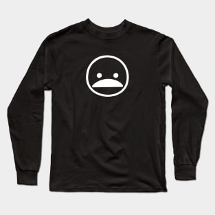 Surprised Upset Gasp Face Long Sleeve T-Shirt